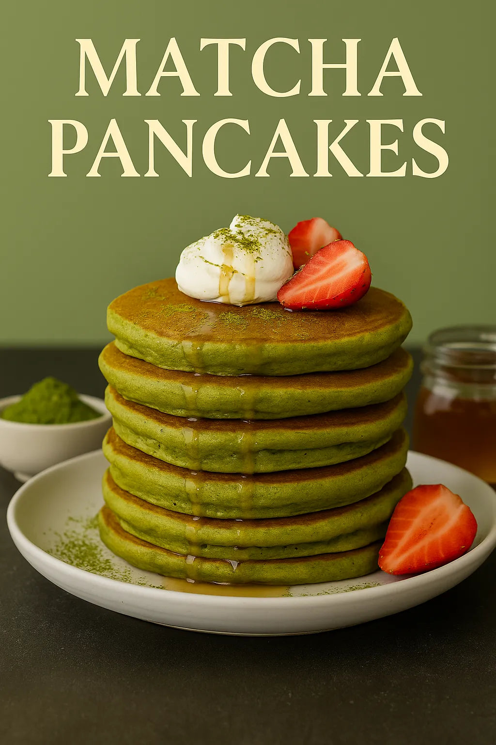 Matcha Pancakes Recipe – Fluffy, Green & Naturally Energizing