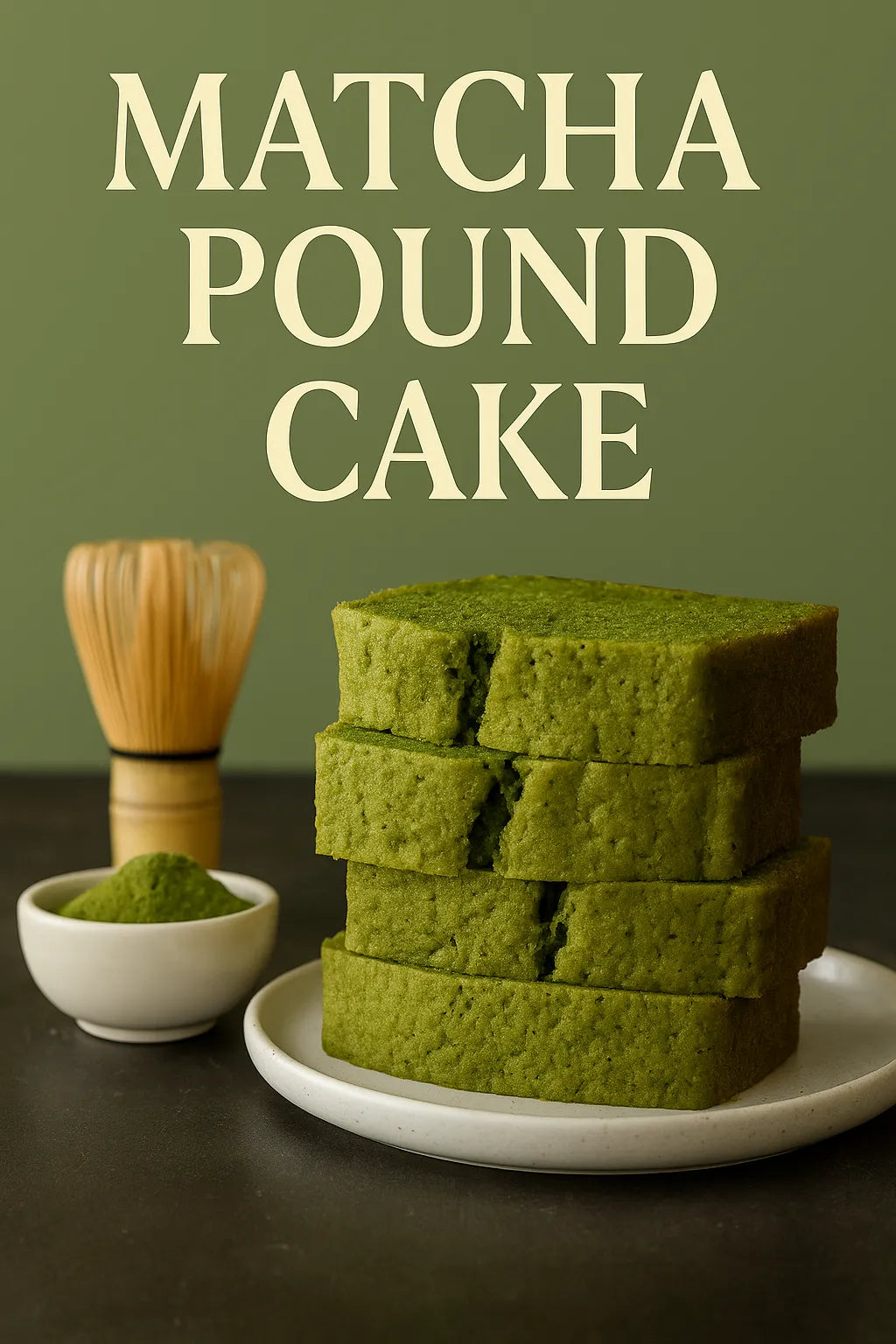Matcha Pound Cake Recipe – Moist, Buttery & Beautifully Green