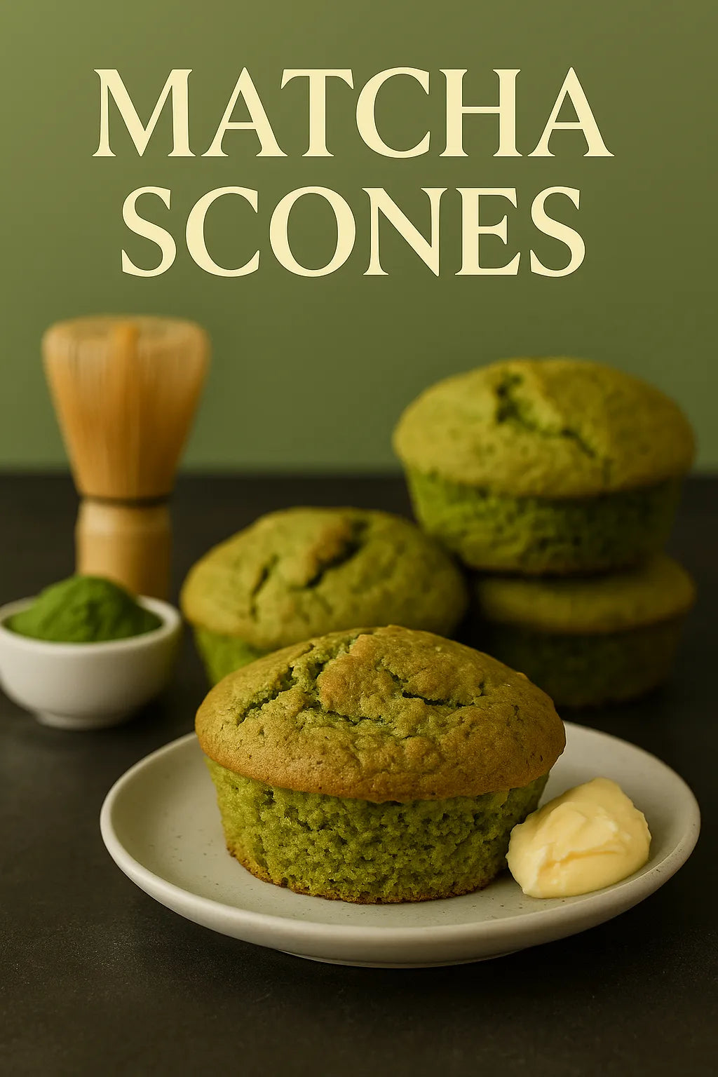 Matcha Scones Recipe – Flaky, Buttery & Naturally Green