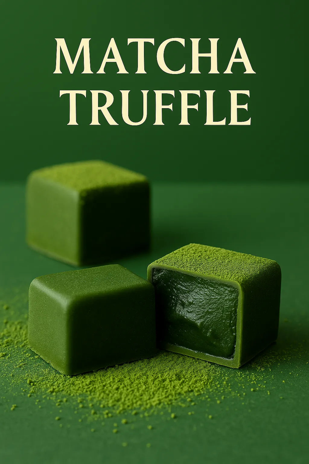 Matcha Truffle Chocolates – Smooth, Bittersweet & Irresistibly Green